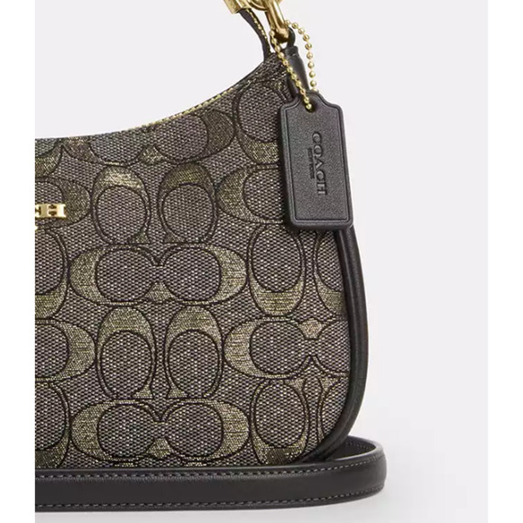 Coach Teri Shoulder Bag In Signature Jacquard CCZ02 - Picture 7 of 8